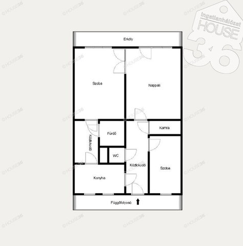 Kiadó téglalakás, albérlet, Kecskeméten 230 E Ft / hó