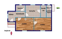 Eladó családi ház, Zsédenyen 27.9 M Ft, 2 szobás
