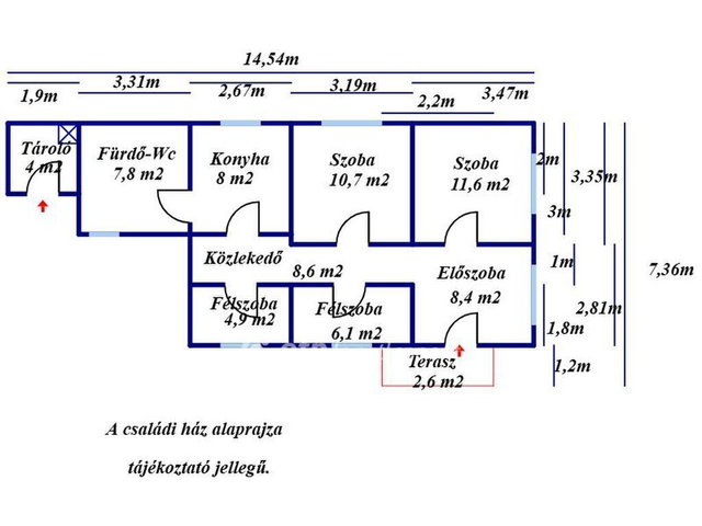 Eladó családi ház, Tiszakécskén 22.5 M Ft, 2+2 szobás