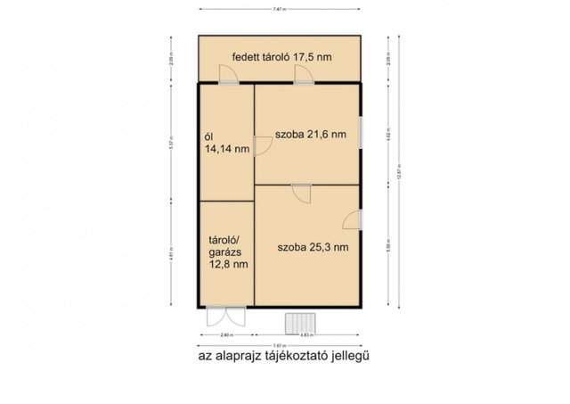 Eladó mezogazdasagi ingatlan, Gyulán 20.9 M Ft, 3 szobás