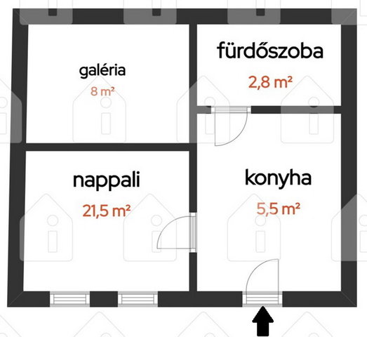 Eladó téglalakás, Budapesten, VI. kerületben 41 M Ft, 1 szobás