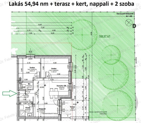 Eladó téglalakás, Győrött 66.04 M Ft, 3 szobás