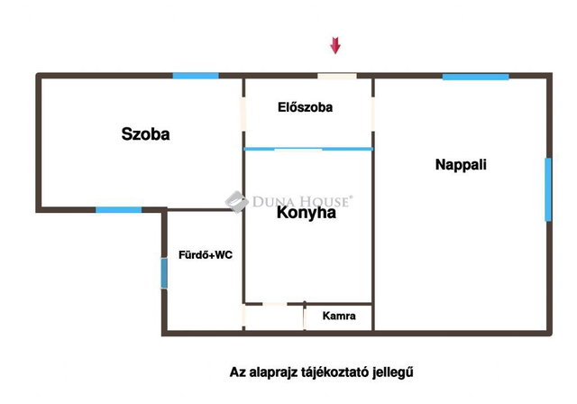 Eladó téglalakás, Budapesten, V. kerületben, Belgrád rakparton