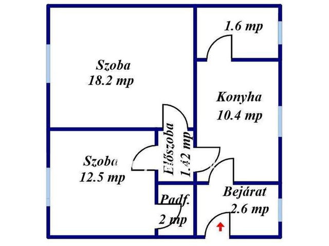 Eladó családi ház, Biharkeresztesen 9.7 M Ft, 2 szobás