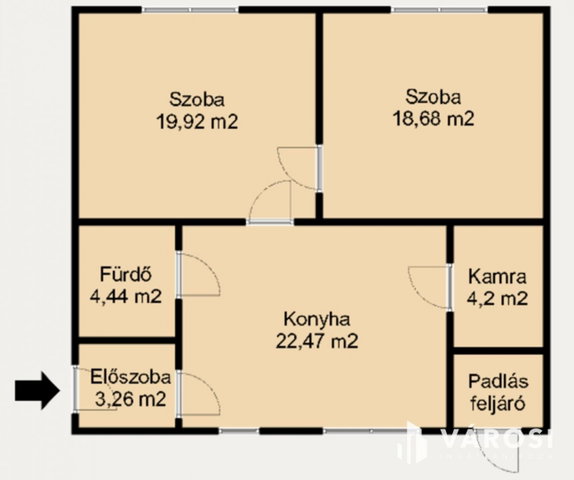 Eladó családi ház, Hódmezővásárhelyen 42.9 M Ft, 2 szobás