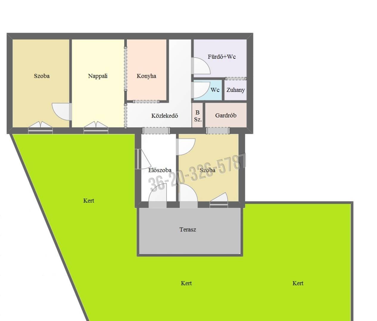 3 bed · 58m² · 85.800.000 ft