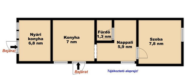 Eladó nyaraló, Palotáson 12.9 M Ft, 2+1 szobás