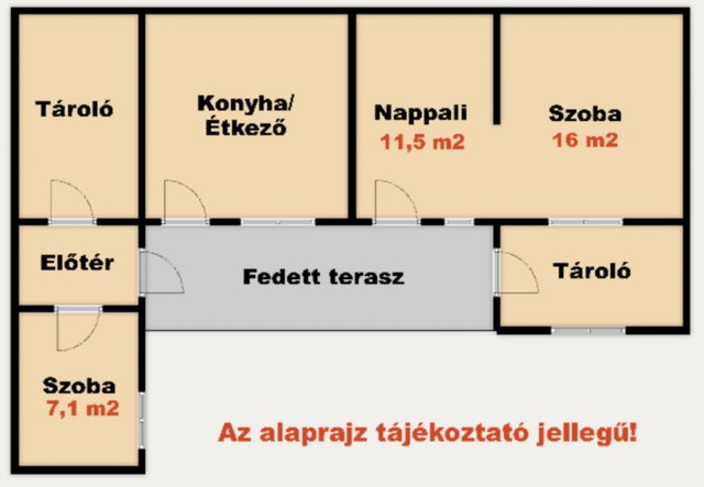 Eladó családi ház, Kiskunhalason 12.9 M Ft, 3 szobás
