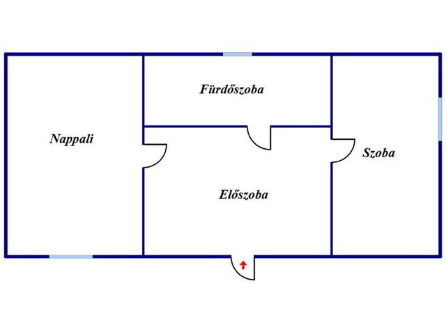 Eladó családi ház, Kállósemjénen 9.5 M Ft, 1 szobás