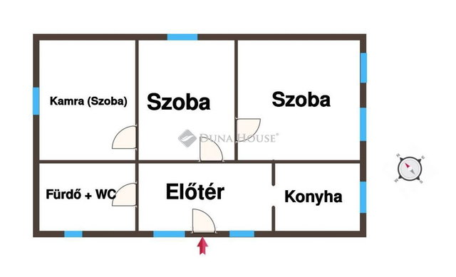 Eladó családi ház, Kiskunfélegyházán 27 M Ft, 3 szobás