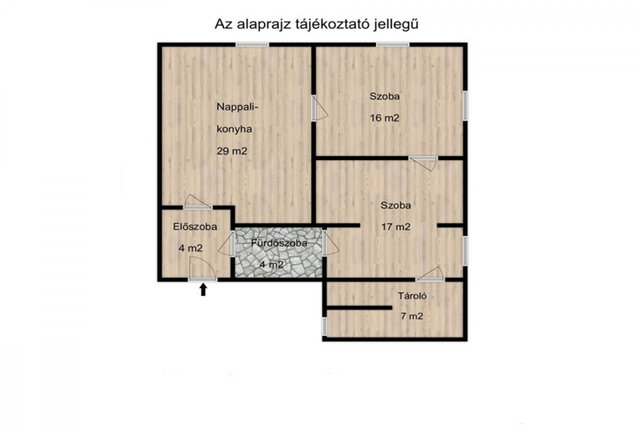 Eladó téglalakás, Orosházán 25 M Ft, 3 szobás