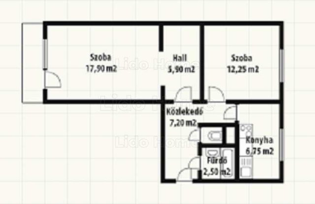 Eladó panellakás, Mosonmagyaróváron 47.99 M Ft, 2 szobás