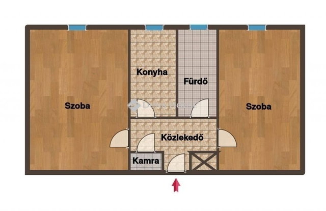 Eladó téglalakás, Szombathelyen 37.9 M Ft, 2 szobás