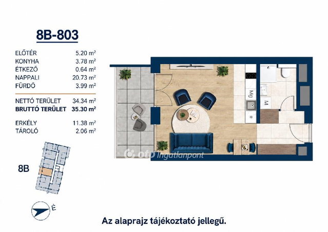Eladó téglalakás, Budapesten, III. kerületben 91.3 M Ft