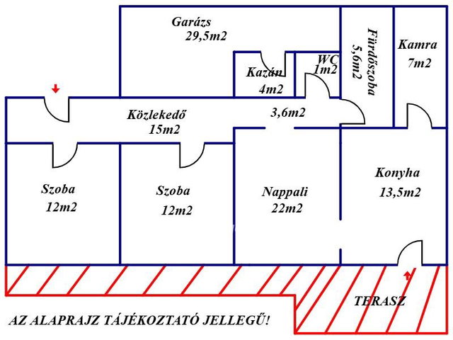 Eladó mezogazdasagi ingatlan, Sarkadon 49 M Ft, 3 szobás