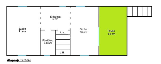 Eladó családi ház, Leányfaluban 169 M Ft, 5 szobás
