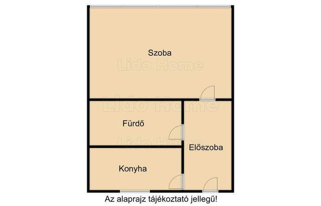 Eladó panellakás, Balatonfűzfőn 33 M Ft, 1 szobás