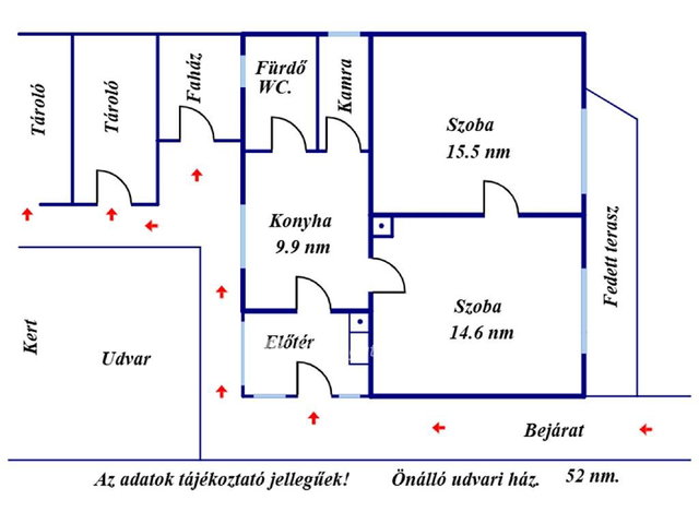 Eladó családi ház, Kaposváron 24.9 M Ft, 2 szobás