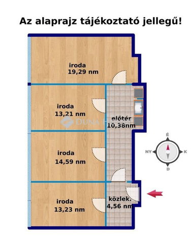 Eladó iroda, Veszprémben, Jutasi úton 52 M Ft