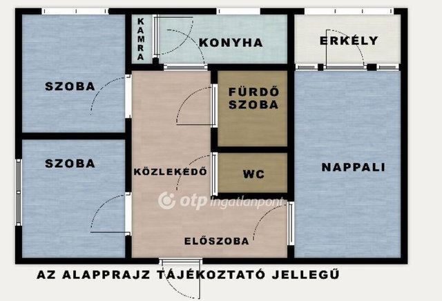 Eladó téglalakás, Nyíregyházán 51.9 M Ft, 3 szobás