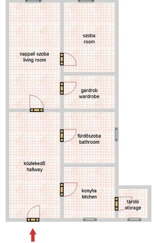 Eladó téglalakás, Budapesten, VI. kerületben, Bajza utcában