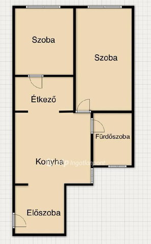 Eladó téglalakás, Budapesten, IX. kerületben 64.9 M Ft, 2 szobás