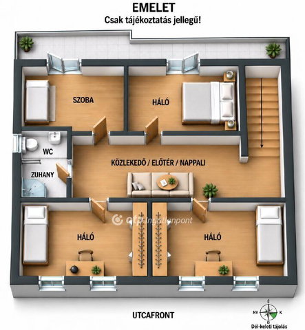 Eladó családi ház, Szigetszentmiklóson 89.9 M Ft, 2+5 szobás