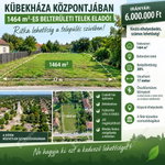 Eladó telek, Kübekházán 6 M Ft / költözzbe.hu