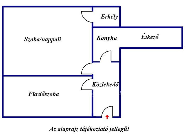 Eladó téglalakás, Nyíregyházán 38.5 M Ft, 1 szobás