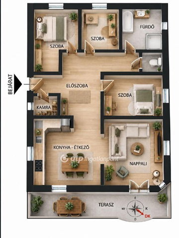 Eladó ikerház, Érden 125 M Ft, 3 szobás / költözzbe.hu