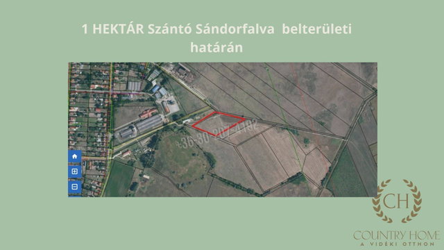 Eladó telek, Sándorfalván 10.9 M Ft / költözzbe.hu