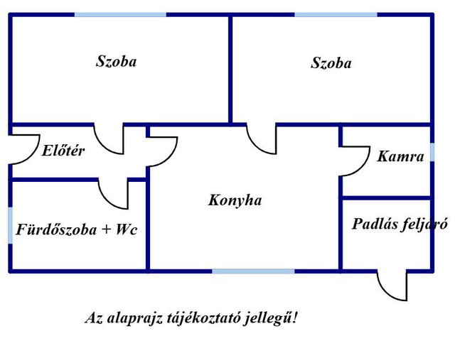 Eladó családi ház, Tiszadadán 20 M Ft, 2 szobás