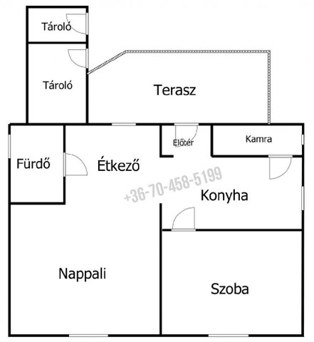 Eladó családi ház, Keszthelyen 55 M Ft, 2 szobás