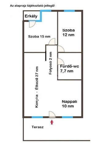 Eladó téglalakás, Kecskeméten 85 M Ft, 2+1 szobás