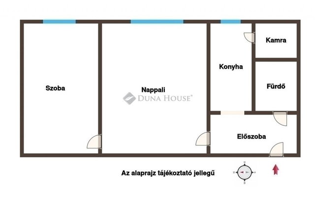Eladó téglalakás, Budapesten, IV. kerületben 79.2 M Ft, 2 szobás