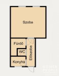 Eladó téglalakás, Szegeden 40 M Ft, 1 szobás