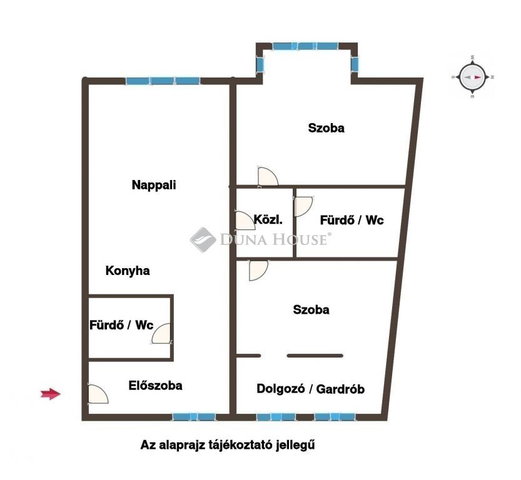 Eladó téglalakás, Budapesten, VI. kerületben 115 M Ft, 3 szobás