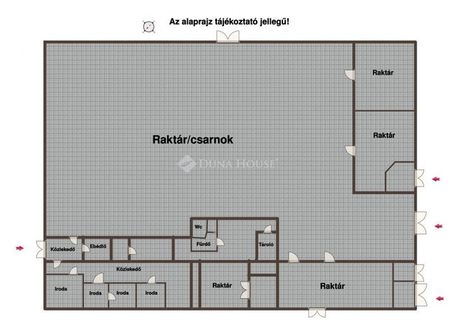 Eladó ipari ingatlan, Vácon 950 M Ft / költözzbe.hu