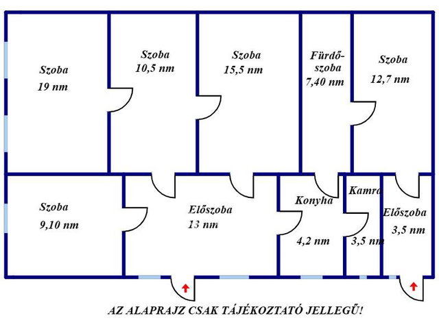 Eladó családi ház, Tiszaalpáron 26 M Ft, 5 szobás
