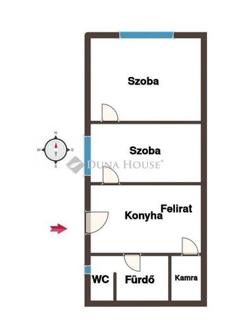 Eladó családi ház, Szentgáloskéren 12 M Ft, 2 szobás