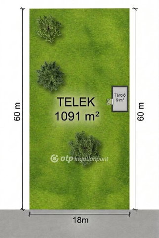 Eladó telek, Börcsön 27.9 M Ft / költözzbe.hu