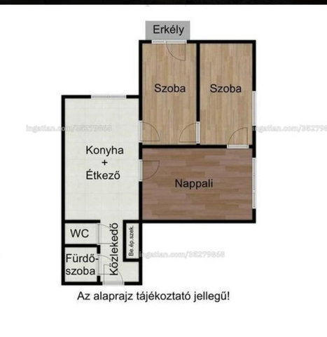 Eladó panellakás, Debrecenben 57.9 M Ft, 3 szobás