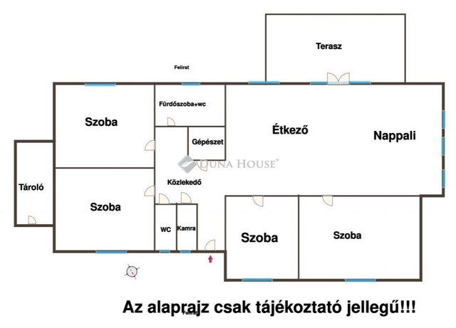 Eladó ikerház, Nagytarcsán 124.9 M Ft, 3 szobás