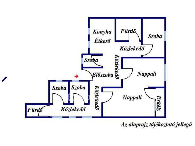 Kiadó téglalakás, albérlet, Nyíregyházán 260 E Ft / hó