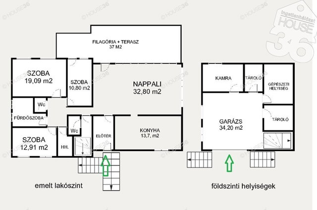 Eladó családi ház, Kecskeméten 206 M Ft, 4 szobás