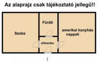 Eladó téglalakás, Hódmezővásárhelyen 35.5 M Ft, 2 szobás