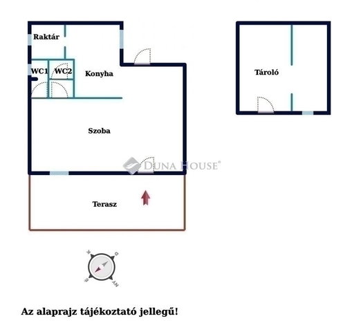 Eladó családi ház, Gyálon 95 M Ft, 1 szobás