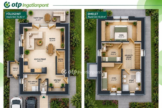 Eladó családi ház, Pápán 103.95 M Ft, 2+2 szobás