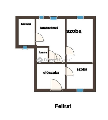 Eladó téglalakás, Bácsalmáson 12.99 M Ft, 2 szobás