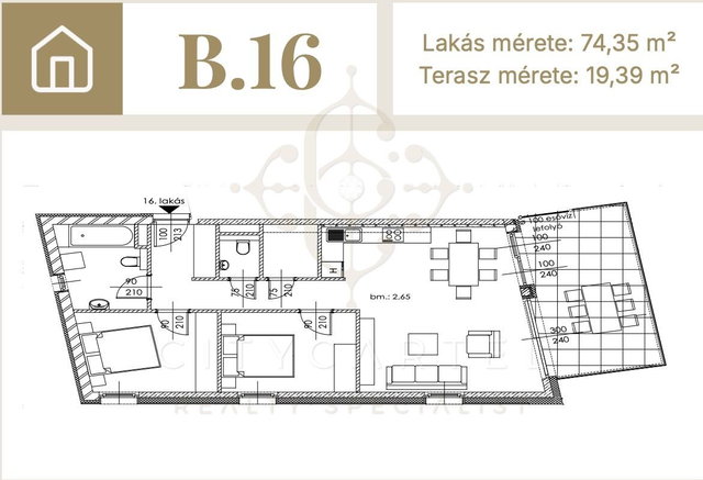Eladó téglalakás, Balatonlelleén 103.306 M Ft, 3 szobás